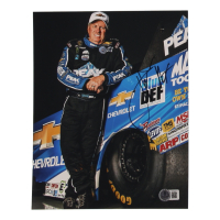 John Force Signed NHRA 8x10 Photo (Beckett) at PristineAuction.com
