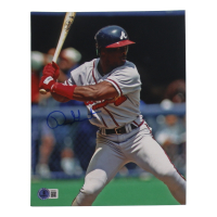 Ron Gant Signed Braves 8x10 Photo (Beckett) at PristineAuction.com