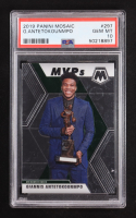 Giannis Antetokounmpo 2019-20 Panini Mosaic MVP's #297 (PSA 10) at PristineAuction.com