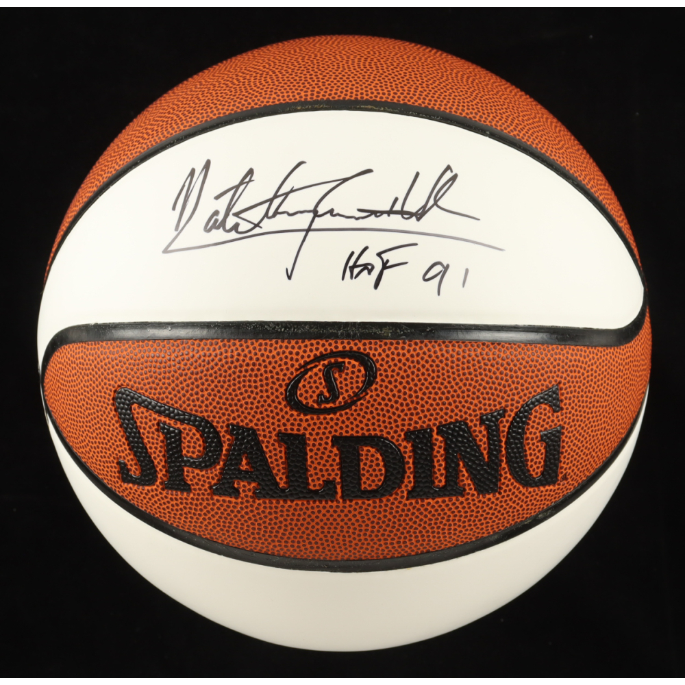 Nate "Tiny" Archibald Signed NBA Basketball Inscribed "HOF 91" (Schwartz) at PristineAuction.com