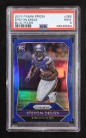 Stefon Diggs 2015 Panini Prizm Blue Prizm #285 RC (PSA 9) at PristineAuction.com