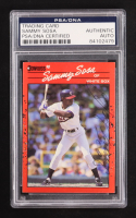 Sammy Sosa Signed 1990 Donruss #489 RC (PSA) at PristineAuction.com