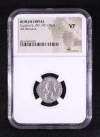 Faustina Junior Augusta (A.D. 147-175/6) Roman Empire AR Denarius Rome Mint Ancient Silver Coin (NGC VF) at PristineAuction.com