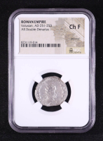 Volusian (A.D. 251-253) Roman Empire AR Double-Denarius Rome Mint Ancient Silver Coin (NGC Ch F, Brushed) at PristineAuction.com