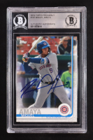 Miguel Amaya Signed 2019 Topps Pro Debut #187 RC (BGS) at PristineAuction.com