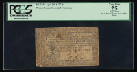 1777 Pennsylvania Era Colonial Currency - 8 Shillings - Fr. PA-191a (PCGS VF25) at PristineAuction.com