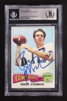 Roger Staubach Signed 1975 Topps #145 (BGS) at PristineAuction.com
