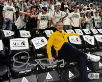 Dusty May Signed Michigan Wolverines 8x10 Photo (Beckett) at PristineAuction.com