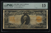 1906 $20 Twenty Dollars Gold Certificate (PMG Choice Fine 15) at PristineAuction.com