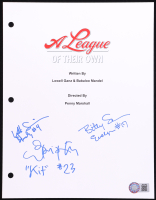 Lori Petty, Bitty Schram, & Kelli Simpkins Signed "A League Of Their Own" Movie Script Cover Page with Character Inscriptions (Schwartz) at PristineAuction.com