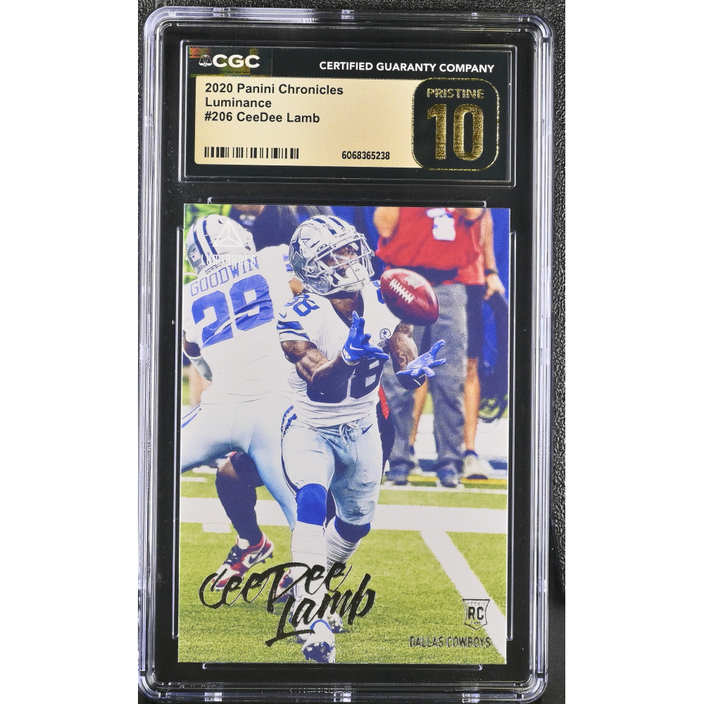 Ceedee Lamb 2020 Panini Chronicles Luminance #206 RC (CGC 10 | Black Label) at PristineAuction.com