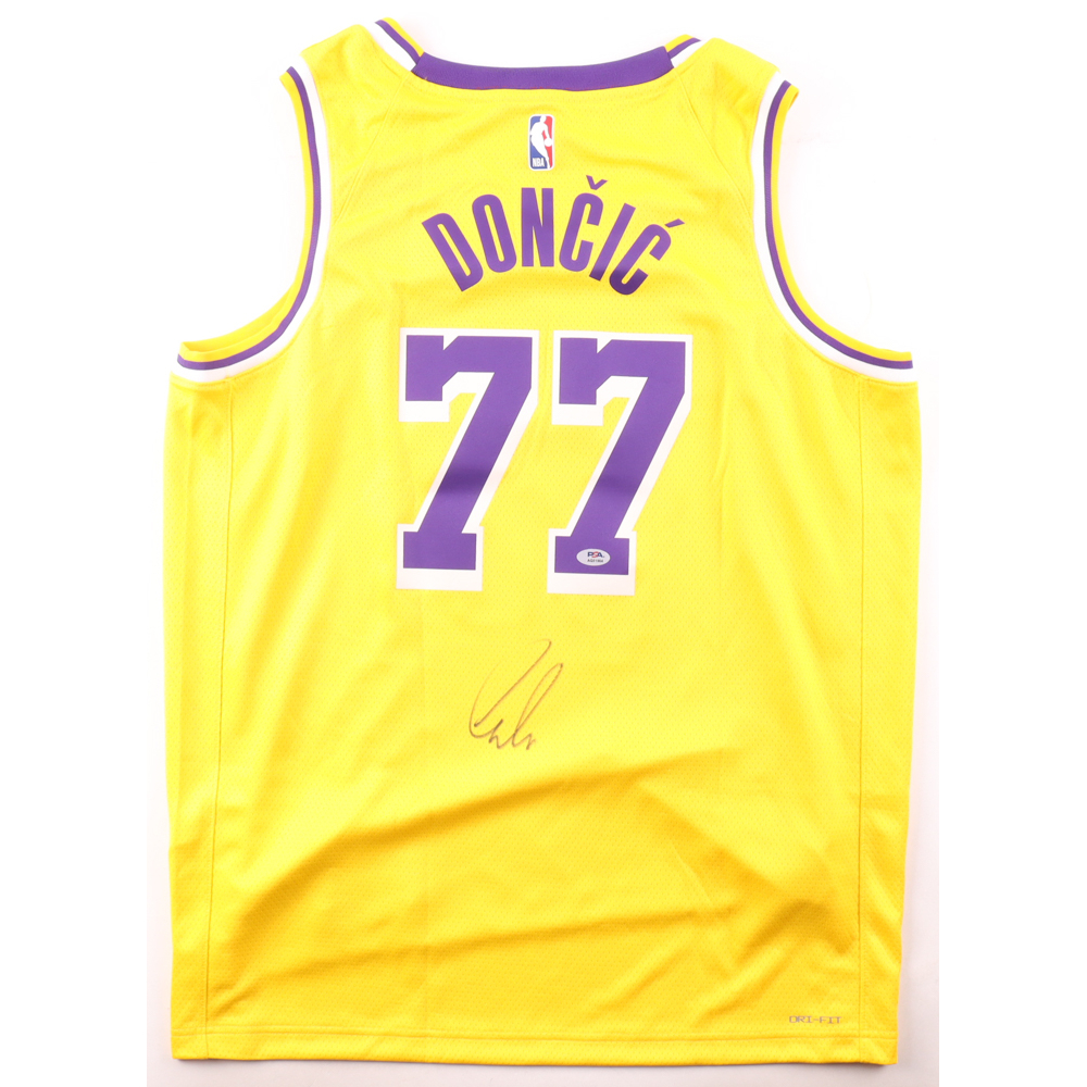 Luka Doncic Signed Lakers Nike Authentic Jersey (PSA) at PristineAuction.com