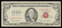 1966 United States $100 One Hundred Dollar National Bank Note - Red Seal at PristineAuction.com