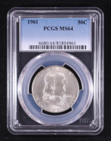 1961 Franklin Half Dollar (PCGS MS64) at PristineAuction.com