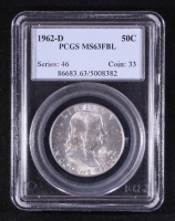 1962-D Franklin Half Dollar (PCGS MS63 Full Bell Line) at PristineAuction.com