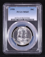 1958 Franklin Half Dollar (PCGS MS65) at PristineAuction.com