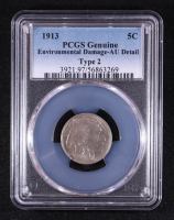 1913 Buffalo Nickel Type 2 (PCGS AU Details) at PristineAuction.com