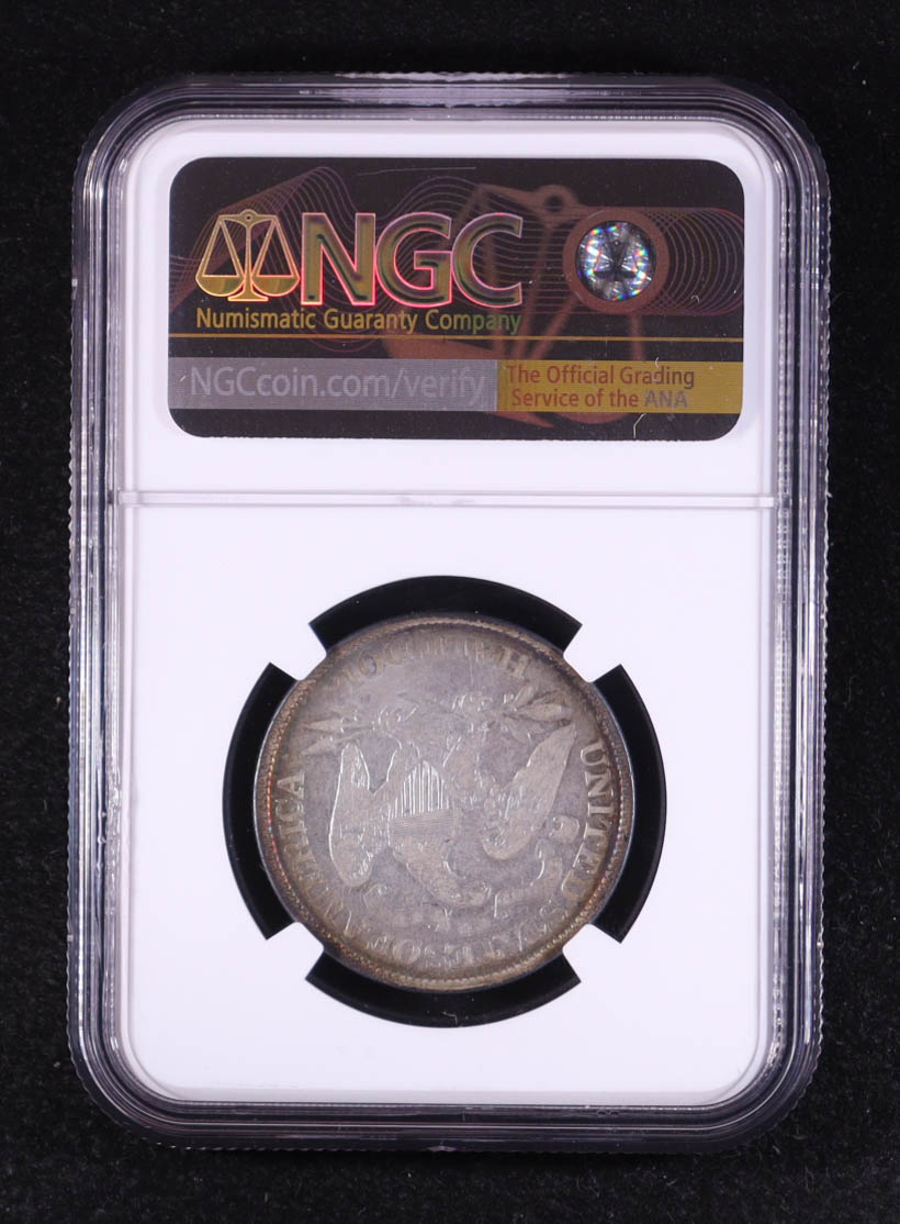 1873 Seated Liberty Half Dollar No Arrows, Closed 3 (NGC VF Details) at PristineAuction.com 1873 Seated Liberty Half Dollar No Arrows, Closed 3 (NGC VF Details) at PristineAuction.com