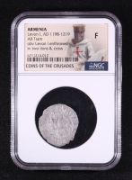 Armenia ND (1198-1219) Silver Tram of Levon I (NGC F) at PristineAuction.com