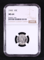 1943 Mercury Dime (NGC MS64) at PristineAuction.com