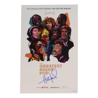 Huey Lewis Signed "The Greatest Night in Pop" 11x17 Poster (ACOA) at PristineAuction.com