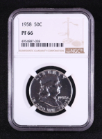 1958 Franklin Half Dollar (NGC Proof 66) at PristineAuction.com