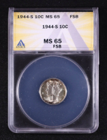 1944-S Mercury Dime (ANACS MS65 Full Bands) at PristineAuction.com