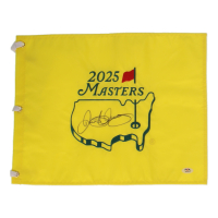 Rory McIlroy 2025 Masters Golf Flag (PSA) at PristineAuction.com