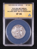 Alexander III "The Great" (315-300 B.C.) Kingdom of Macedon AR Tetradrachm Salamis Mint Ancient Silver Coin (ANACS VF35) at PristineAuction.com