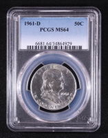 1961-D Franklin Half Dollar (PCGS MS64) at PristineAuction.com