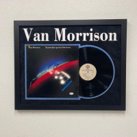 Van Morrison Signed "Inarticulate Speech of the Heart" Custom Framed Vinyl Record Album Insert Display (PSA) at PristineAuction.com