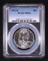 1962-D Franklin Half Dollar (PCGS MS64) at PristineAuction.com