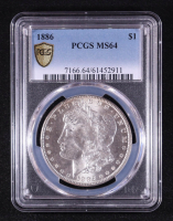 1886 Morgan Silver Dollar (PCGS MS64) at PristineAuction.com