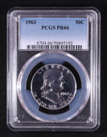 1963 Franklin Half Dollar (PCGS Proof 66) at PristineAuction.com