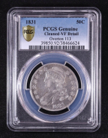 1831 Capped Bust Silver Half Dollar Overton 113 (PCGS VF Details) at PristineAuction.com