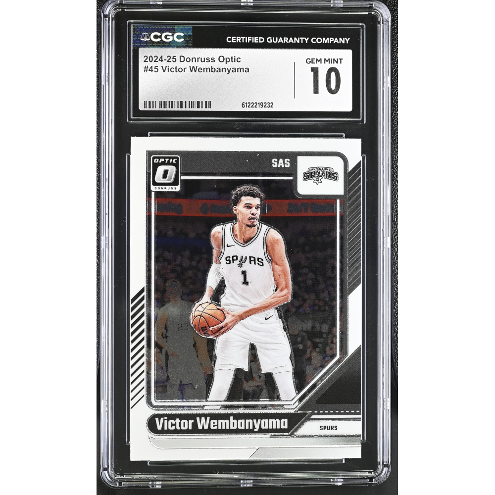 Victor Wembanyama 2024-25 Donruss Optic #45 (CGC 10) at PristineAuction.com