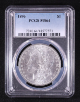1896 Morgan Silver Dollar (PCGS MS64) at PristineAuction.com