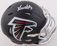 Xavier Watts Signed Falcons Speed Mini Helmet (JSA) at PristineAuction.com