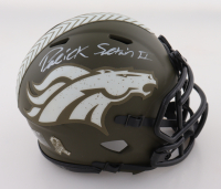 Patrick Surtain II Signed Broncos Salute To Service Alternate Speed Mini Helmet (JSA) at PristineAuction.com