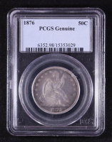 1876 Seated Liberty Half Dollar (PCGS) at PristineAuction.com