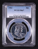 1963 Franklin Half Dollar (PCGS Proof 67) at PristineAuction.com