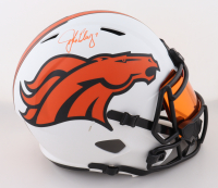 John Elway Signed Broncos Full-Size Lunar Eclipse Alternate Speed Helmet With Custom Visor (Beckett) at PristineAuction.com