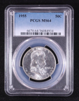 1955 Franklin Half Dollar (PCGS MS64) at PristineAuction.com