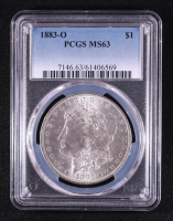 1883-O Morgan Silver Dollar (PCGS MS63) at PristineAuction.com