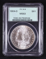 1904-O Morgan Silver Dollar (PCGS MS63) OGH at PristineAuction.com