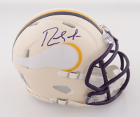 Randy Moss Signed Vikings Retro Alternate Speed Mini Helmet (Beckett) at PristineAuction.com