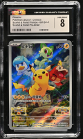 Pikachu 2022 Pokemon TCG Scarlet & Violet SV-P Promos Traditional Chinese #001SVP (CGC 8) at PristineAuction.com