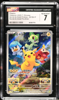 Pikachu 2022 Pokemon TCG Scarlet & Violet SV-P Promos Traditional Chinese #001SVP (CGC 7) at PristineAuction.com