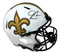 Derek Carr Signed Saints Full-Size Lunar Eclipse Alternate Speed Helmet (Fanatics) at PristineAuction.com