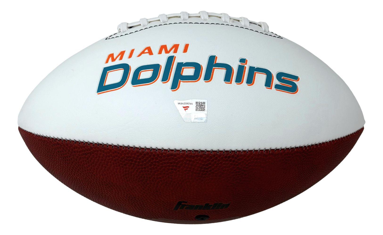 Tyreek Hill Signed Dolphins Logo Football Inscribed "Cheetah" (Fanatics) at PristineAuction.com Tyreek Hill Signed Dolphins Logo Football Inscribed "Cheetah" (Fanatics) at PristineAuction.com